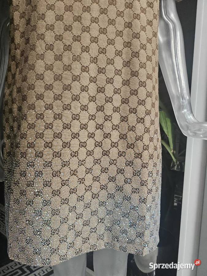 Sukienka cyrkonie eleganca
