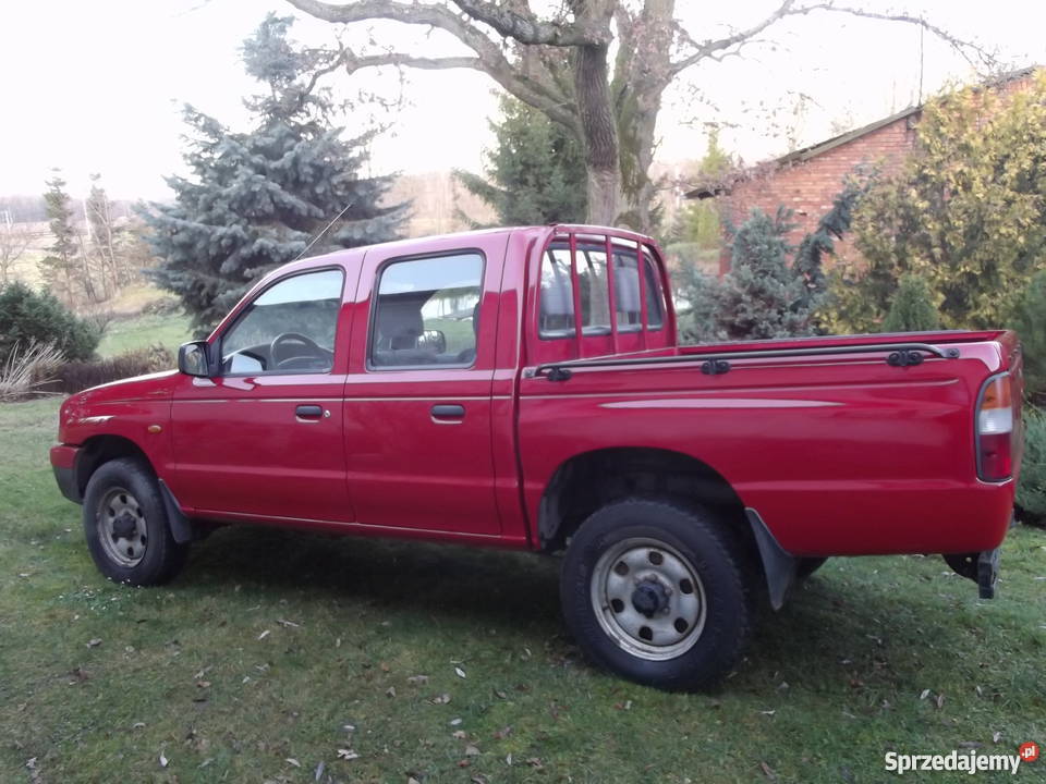 Mazda B 2500 2000 Pick Up Łęcze czerwony warmińsko-mazurskie Łęcze