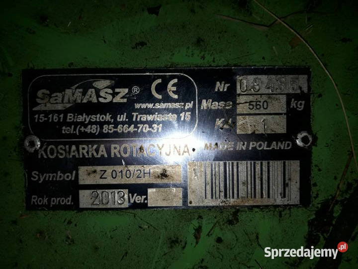 Kosiarka rotacyjna Samasz Z210 Rotacyjne Suchowola