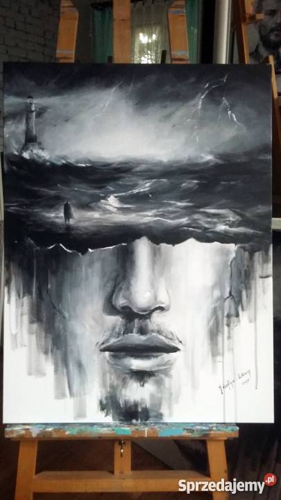 Twarz surrealizm abstrakcja surrealistyczny mazowieckie Warszawa