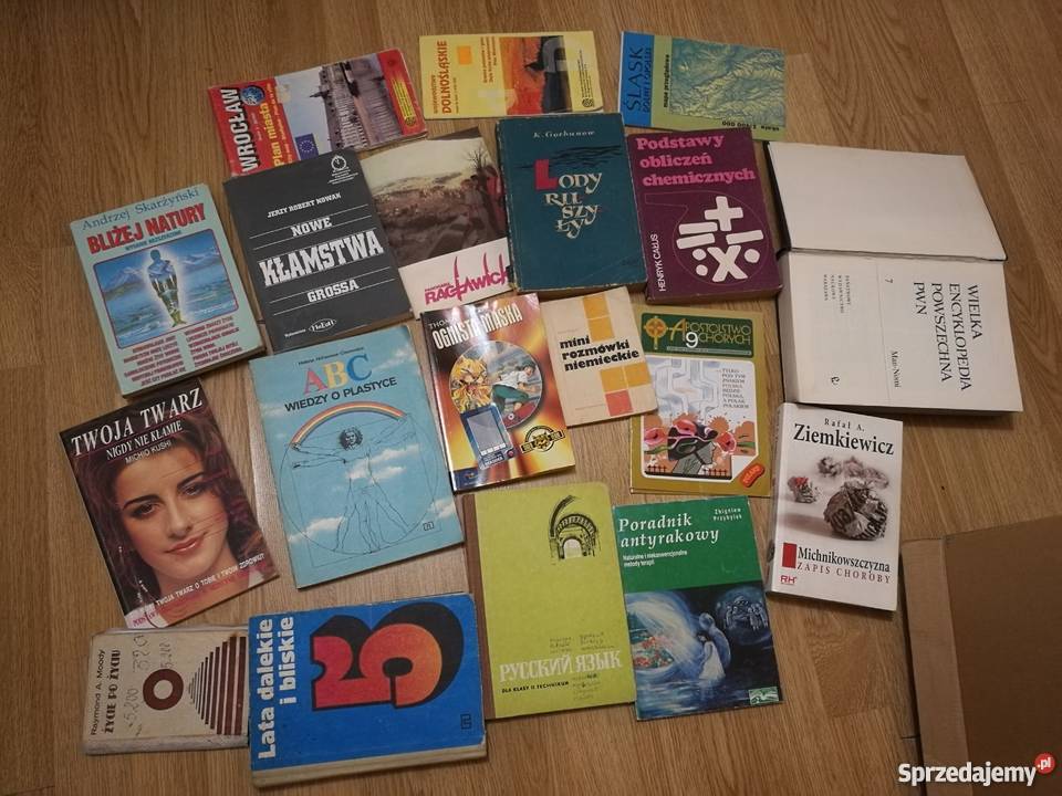 Książki 1 medycyna przewodniki malarstwo Wrocław