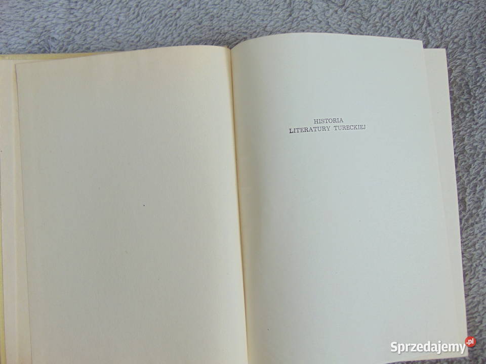 Historia Literatury Tureckiej Płaskowicka Książki naukowe i popularnonaukowe Lublin