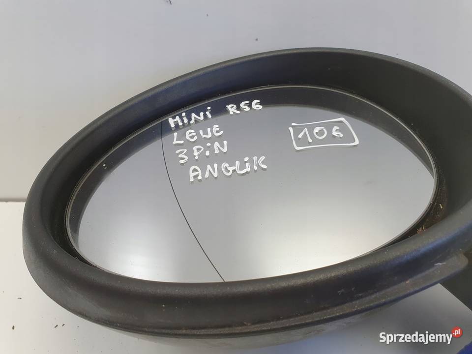 LUSTERKO Mini Cooper R56 LEWE KIEROWCY 3 PINY lubelskie Rudka