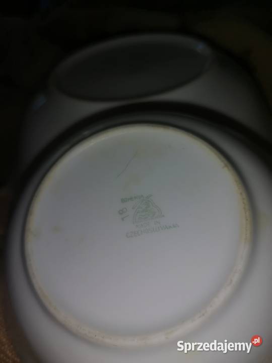 Salaterka i 8 miseczek ze scenką antyczną Gdańsk