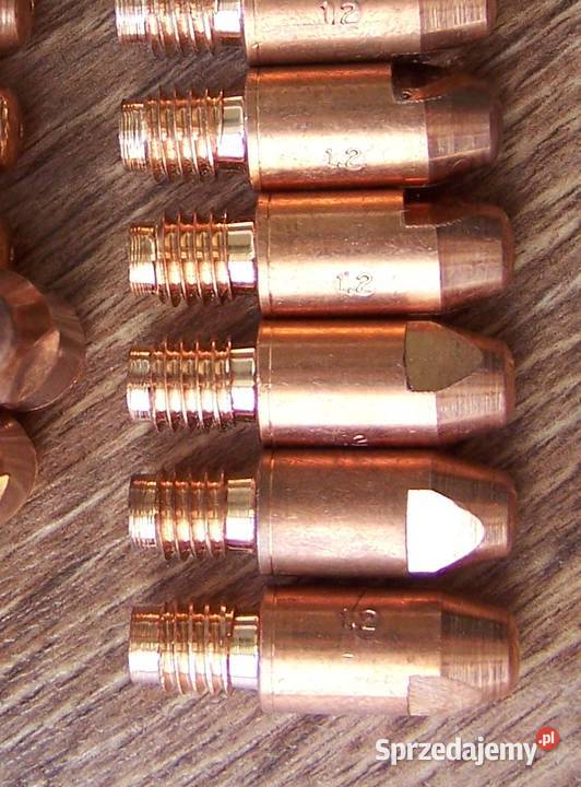 Końcówki prądowe Cu Cr Zr M8 x 30 różne rozmiary pomorskie sprzedam