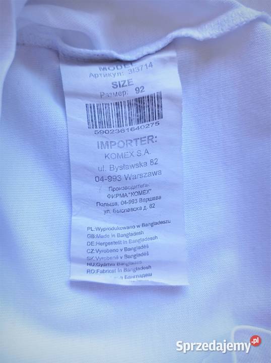 Śnieżnobiały tshirt z mieniącym serduszkiem 5 10 Katowice