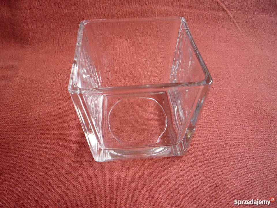 NOWE 2 Świeczniki Grube szkło na podgrzewacz przezroczysty Ceramika i szkło Szczecin