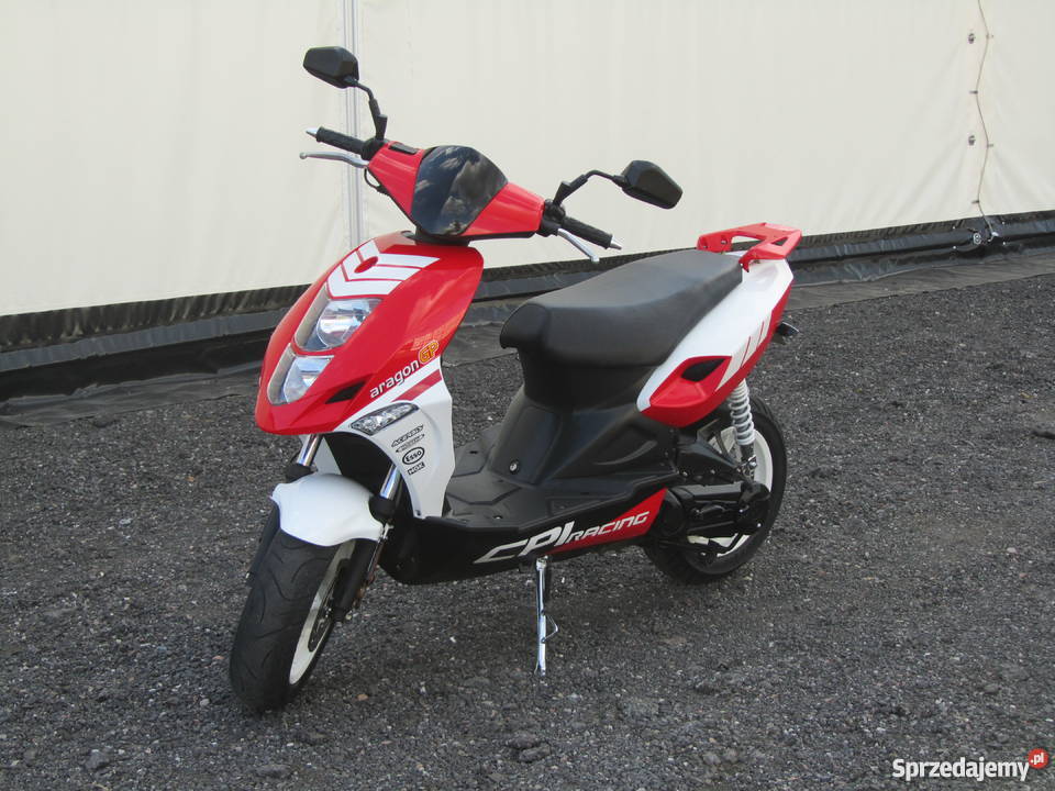 SKUTER CPI MODEL ARAGON GP 50 2010 FELGI CZERWON mazowieckie Płońsk