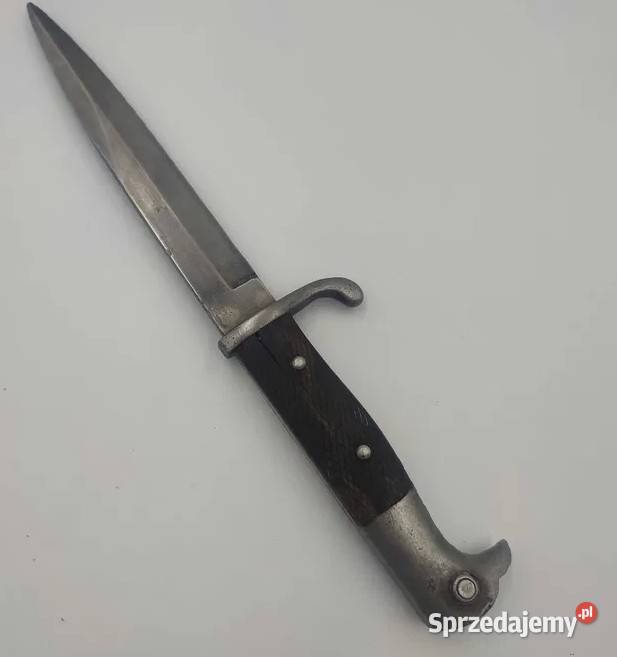 Nóż okopowy z okresu I WŚ sygnowany CE Carl Katowice
