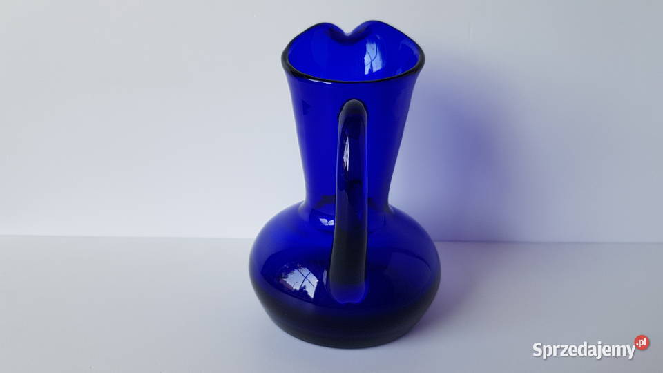 Kobaltowy dzbanek dzban Fiedorowicz Ząbkowice Dąbrowa Górnicza sprzedam