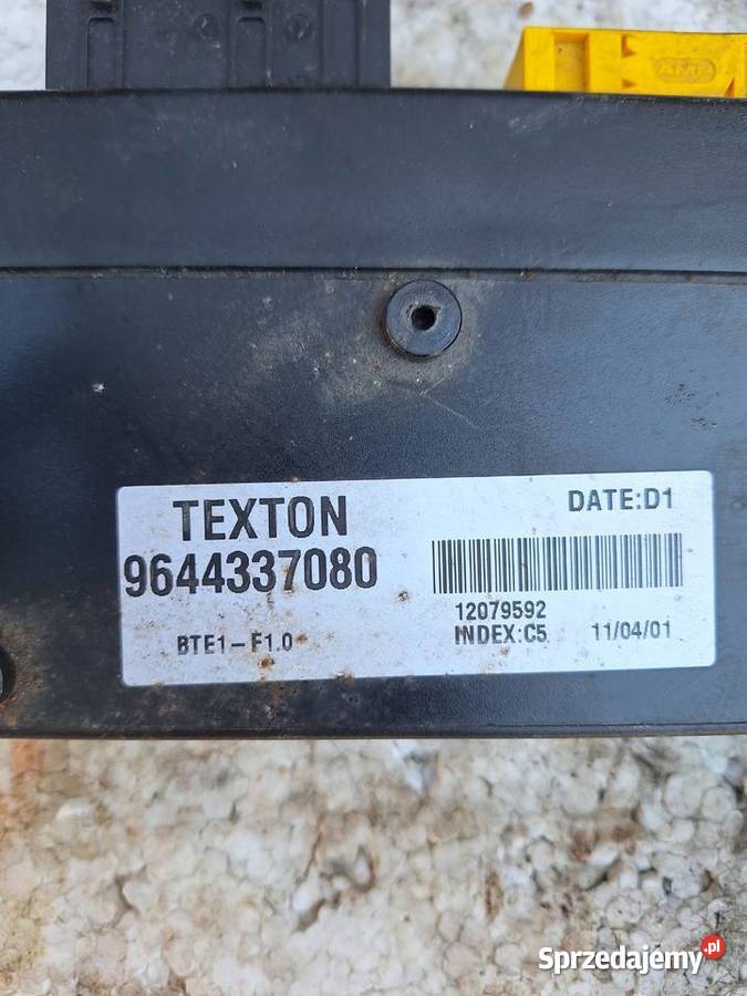 Komputer Sterownik Dachu Peugeot 206 Wisznice