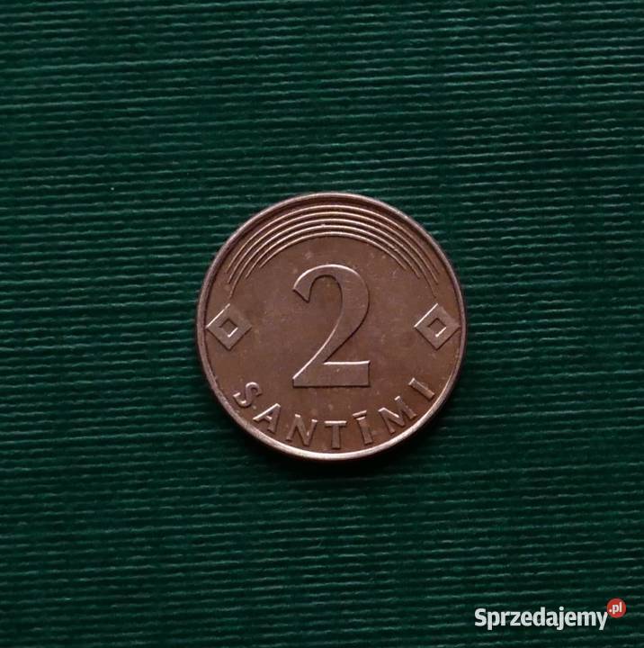 ŁOTWA 2 santimy 2000r Numizmatyka sprzedam