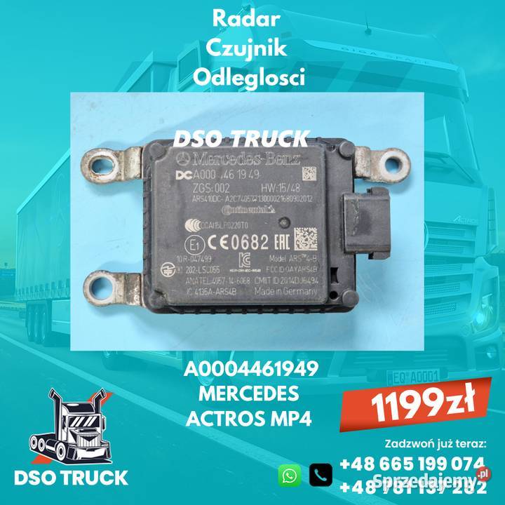 Radar czujnik odleglosci Mercedes MP A0004461949 świętokrzyskie