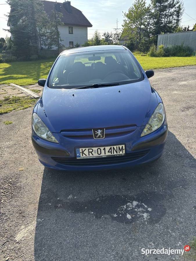 Peugeot 307 XR 14 8V 2002r Myślenice