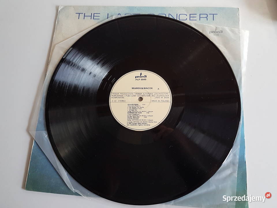 Marek Wacek płyta winylowa album dwu płytowy Gramofony wielkopolskie Poznań