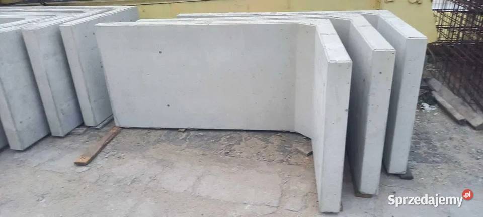 Elki betonowe mur oporowy L ściany oporowe murki Jutrosin