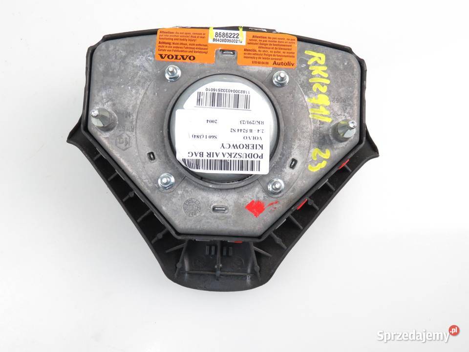 PODUSZKA KIEROWCY VOLVO S60 I 384 8686222