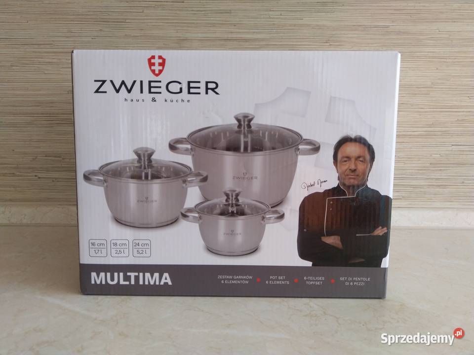 NAJTANIEJ Zestaw Garnków 3 Garnki 16 18 24 śląskie Zabrze