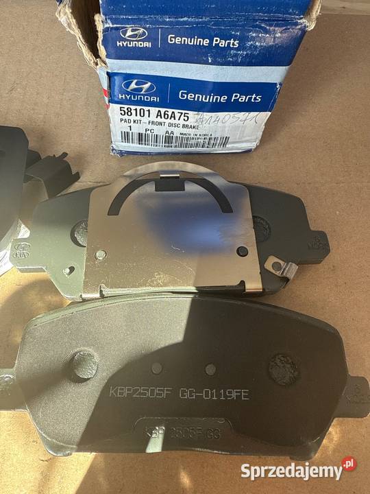 Przednie klocki hamulcowe HyundaiKia 58101A6A75 wielkopolskie Oborniki