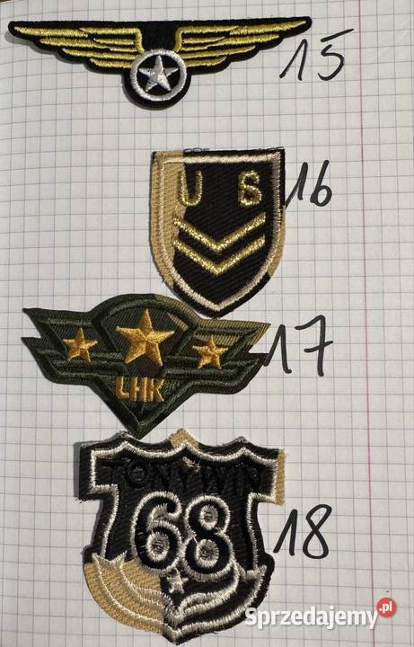 Naszywki na ubrania inne Szczecin