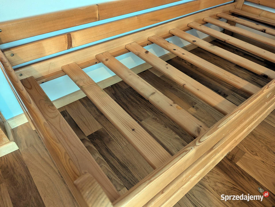 Łóżeczko łóżko dziecięce drewniane dł 196cmx60 Nieporęt