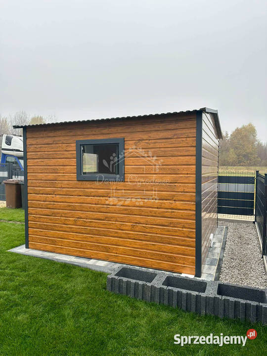 Schowek domek ogrodowy 3x3m 2x okno Sanok
