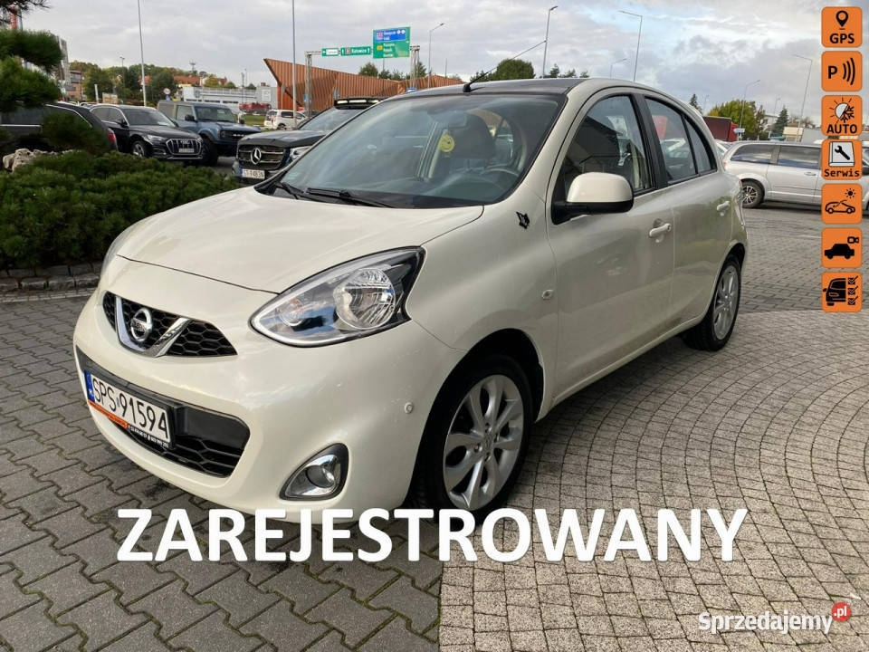Nissan Micra klimatronic multifunkcja skóra navi Zarejestrowany w Polsce Żory sprzedam