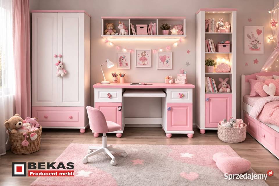 Szafa KIDS Niebiesko Białe Chłopiec Dziewczynka Meble Lublin