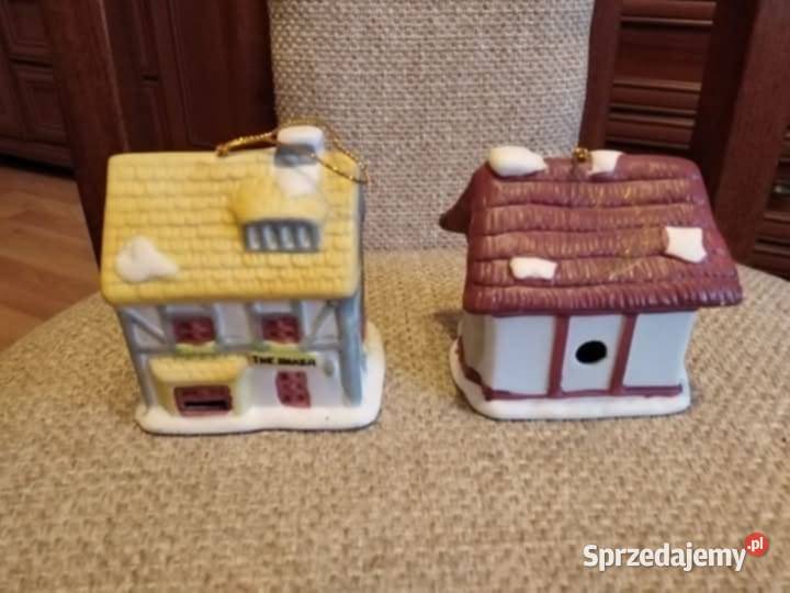 Dwie Zawieszki Domki Dzwonki Magia Świąt Wałbrzych