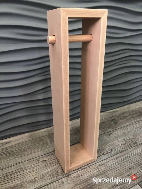 Stojak na papier toaletowy drewniany 5rolkowy podkarpackie Dębica