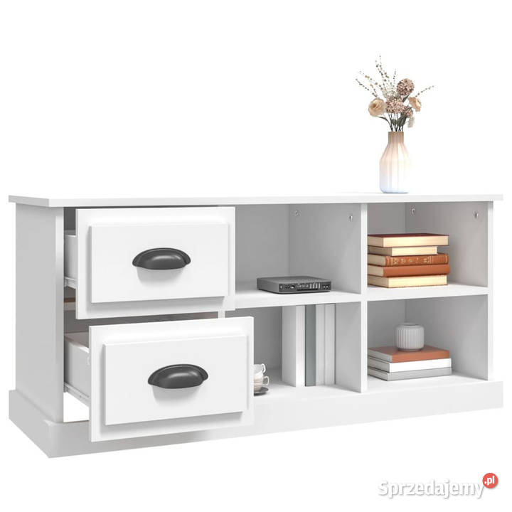 Szafka pod TV biała 102x355x475 materiał Warszawa