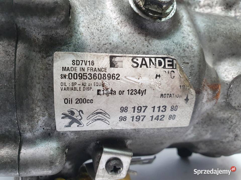 SPRĘŻARKA KLIMATYZACJI Citroen Jumper 22 BlueHDI Chełm