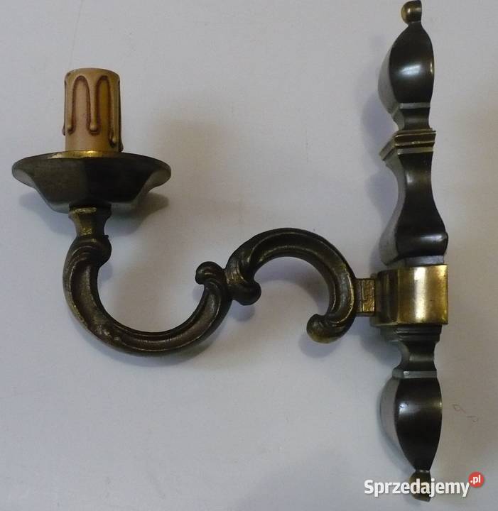 Kinkiet mosiężny jednoramienny Białystok