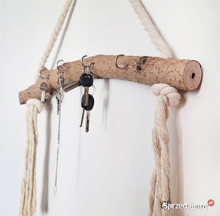 Dekoracyjny wieszak z drzewa egzotycznego Bydgoszcz sprzedam