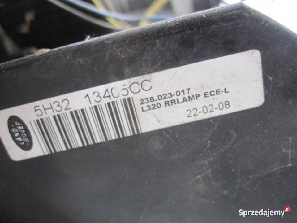 RANGE ROVER SPORT I L320 LIFT 08r lampa lewa tył świętokrzyskie sprzedam