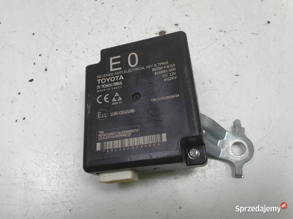 Toyota CHR CHR MODUŁ CIŚNIENIA KÓŁ TPMS Rudka