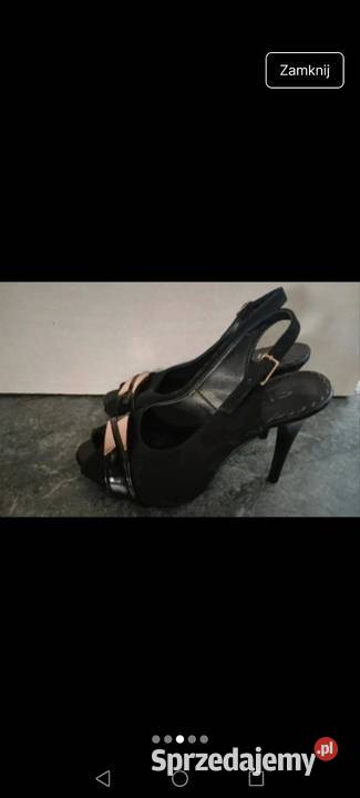 Buty damskie na obcasie czarne wysoki Opcas sprzedam