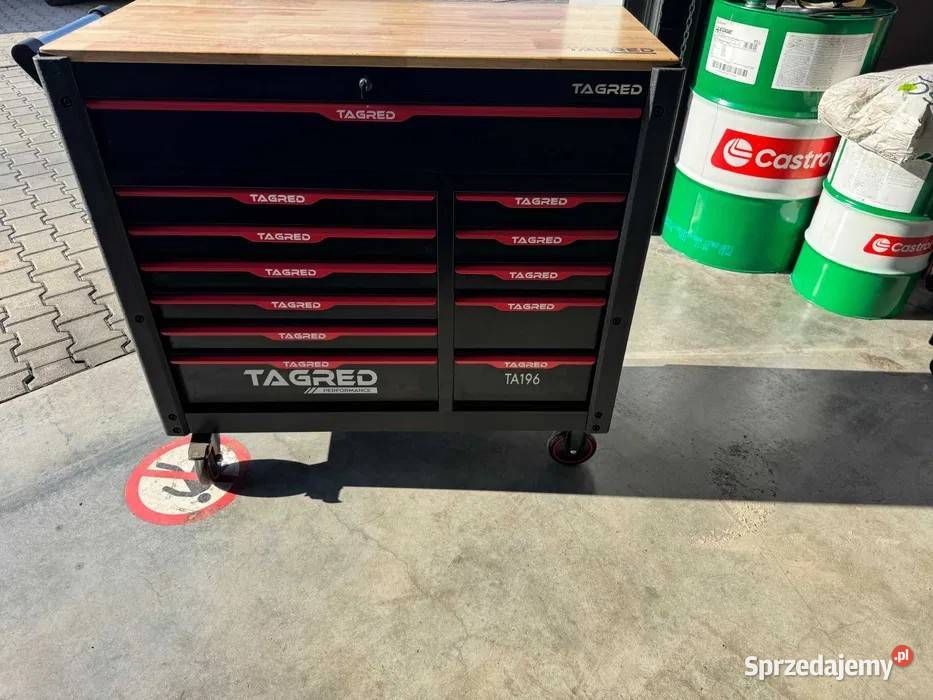 Szafa warsztatowa - wózek TAGRED performance TA196 JUMBO 12 SZUFLAD