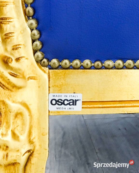 Włoski KOMPLET MEBLI do SALONU Ludwik BUK SKÓRA Kalisz