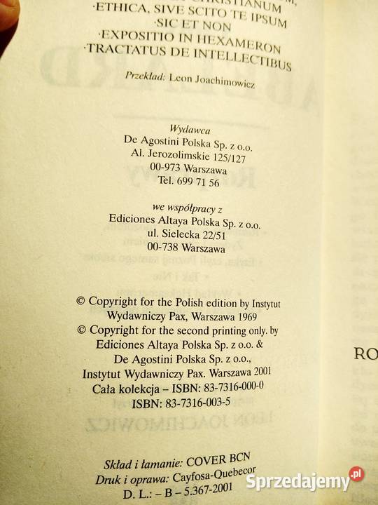 Abelard Rozprawy książki prezenty Bródno Antyki, Sztuka, Kolekcje Warszawa