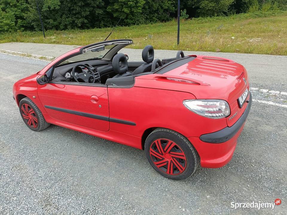 Peugeot 206 CC Cabrio 16 Automat skóry dolnośląskie Kłodzko