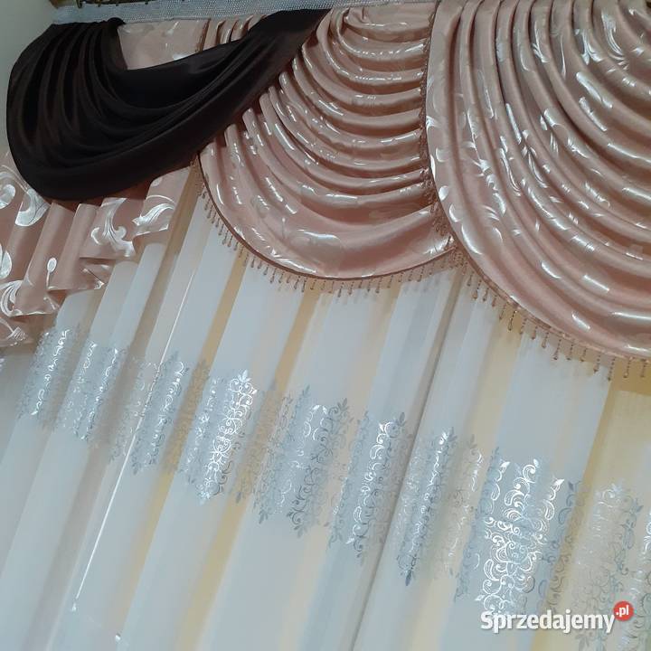 Lambrekin z koralami Zasłony Mława