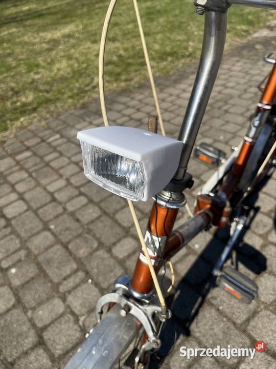 Przednia Lampka rowerowa starego do skladaków Pruszków