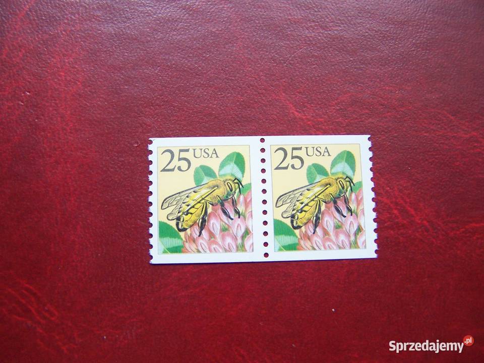 USA 1988 MNH Mi 2003 Fauna Owady Pszczoła 2x Tychy