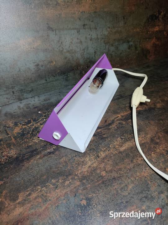 Kinkiet Modernizm lata 70 vintage PRL Wyposażenie wnętrz Kalisz