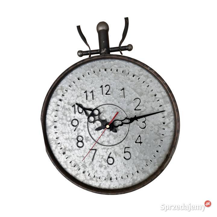 Designerski duży metalowy zegar ścienny Buri Zegary sprzedam