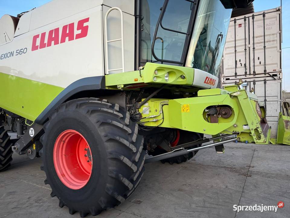 Kombajn zbożowy Claas Lexion 560 heder V750 Zbożowe dolnośląskie