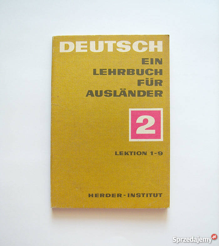 Deutsh ein lehrbuch fur auslander 2 lektion 19 Książki do nauki języka obcego Kultura i Rozrywka Katowice