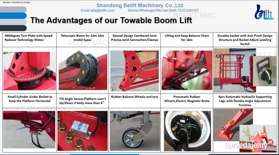 Podnośnik koszowy 18m Biłgoraj