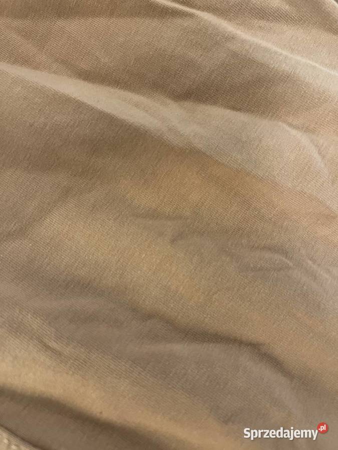 Spodnie jegginsy rurki skinny beżowe